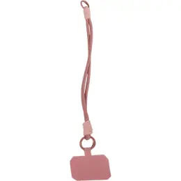 Cellphone Double Rope Wrist Lanyard Light Pink